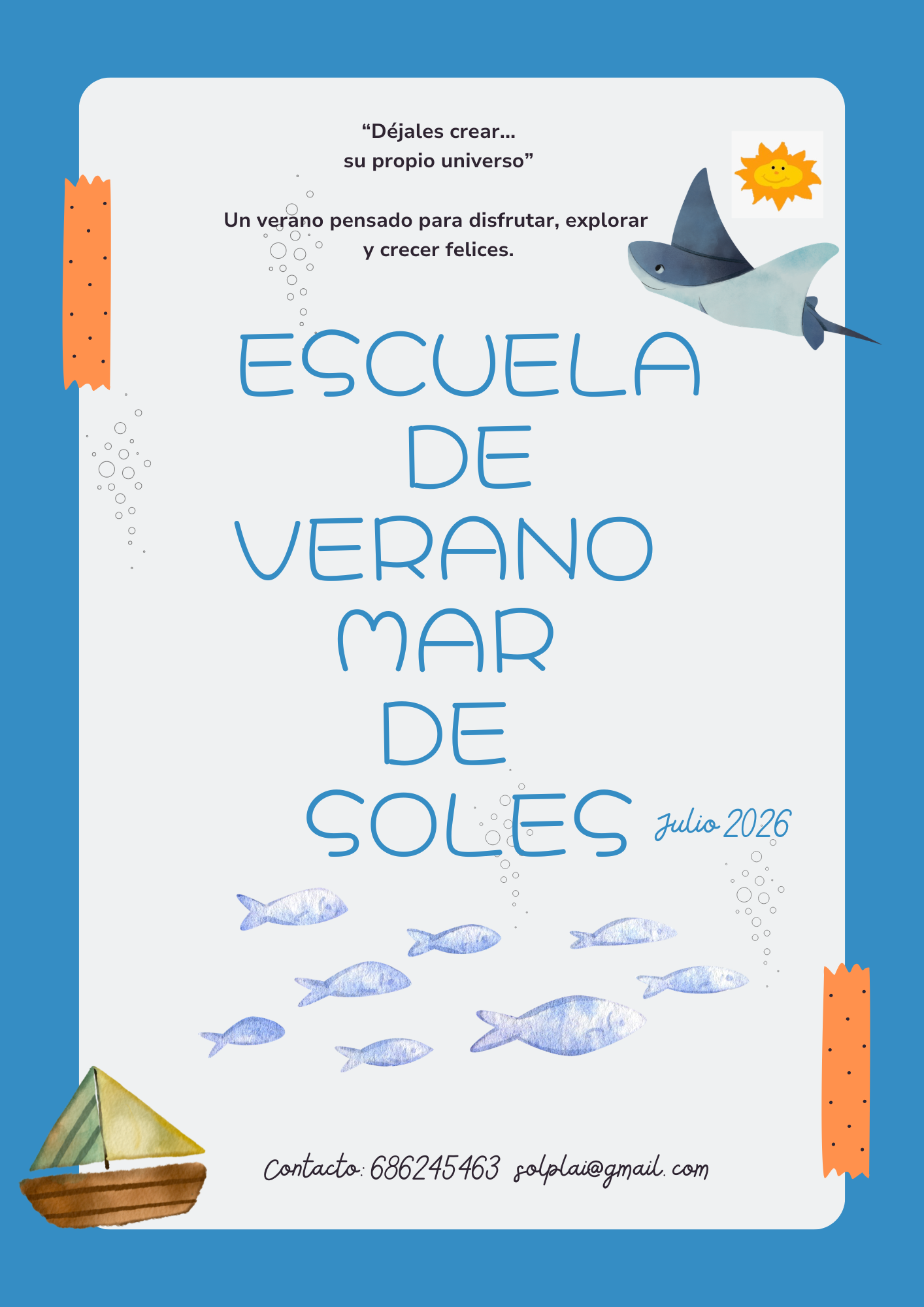 Escuela de Verano 2026 - Mar de Soles